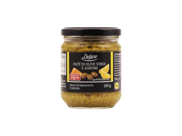Green Olives Paté with Citrus Fruits