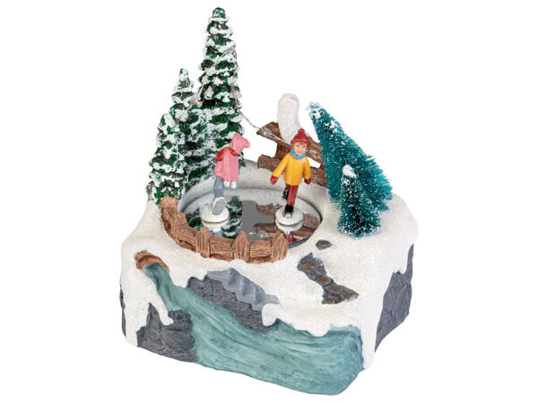 Animated Christmas Scene with LEDs