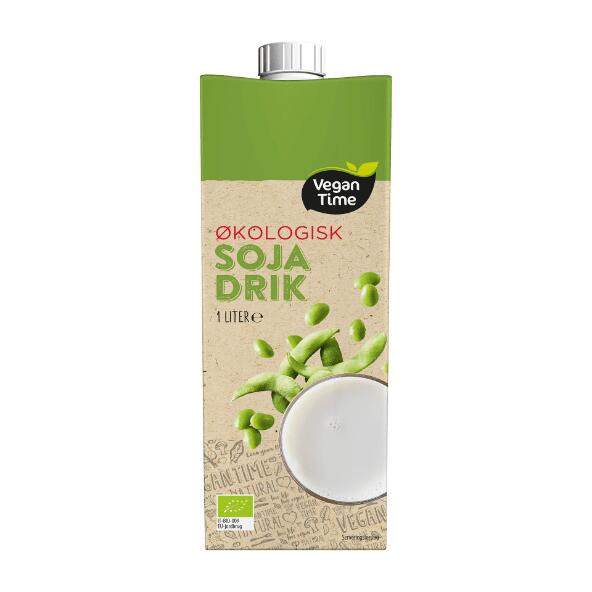 VEGAN TIME 	 				Vegansk og økologisk sojadrik