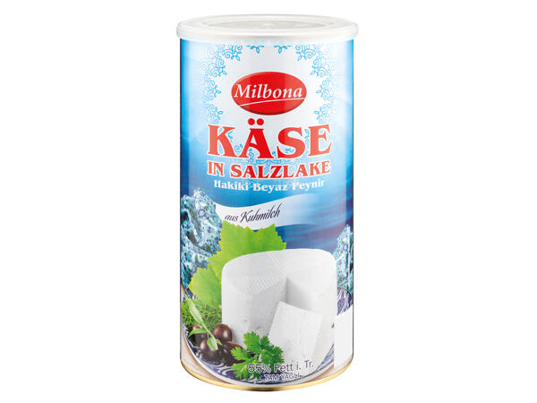 Weichkäse in Salzlake