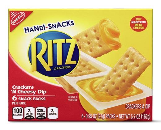 Nabisco 
 Handi Snacks Oreo or Ritz