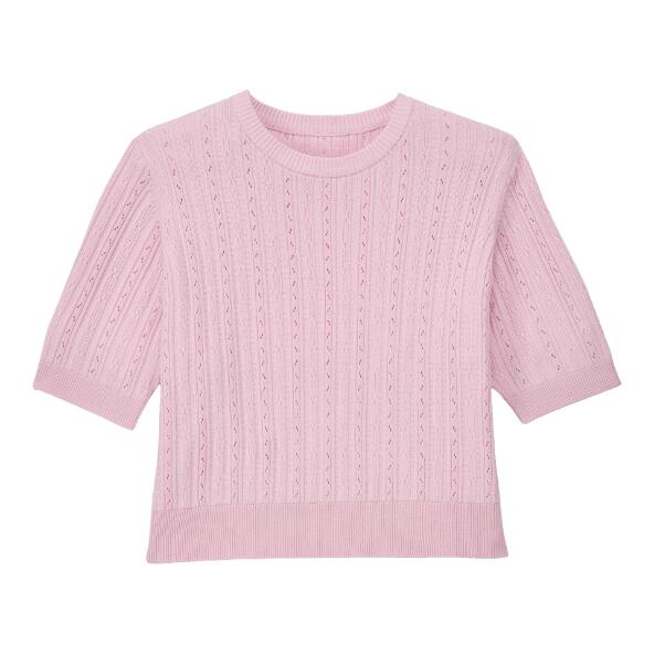 UP2Fashion(R) 				Pullover mit Lochstickerei