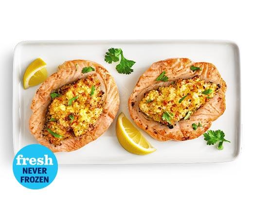 Fresh Stuffed Atlantic Salmon - Aldi - US - Specials archive