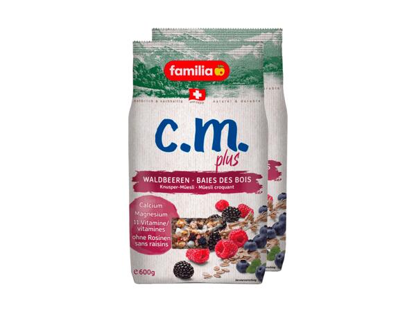 Muesli aux baies des bois c.m. plus familia