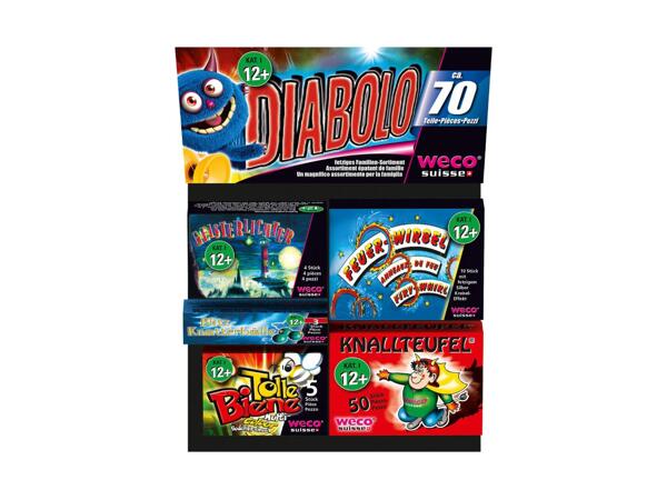 Diabolo WECO, 70 pièces