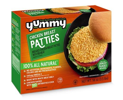 Yummy 
 Panko Chicken Patties or Tenders