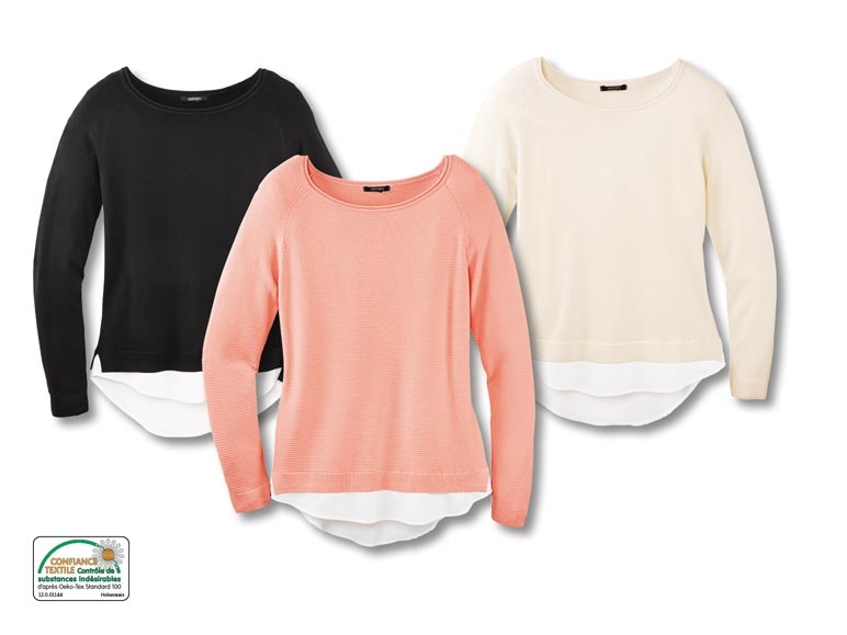 Pull à mailles fines