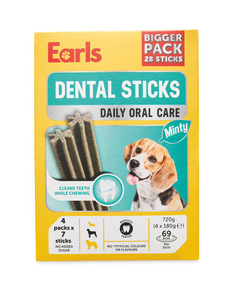 Earls Minty Dental Sticks 28 Pack