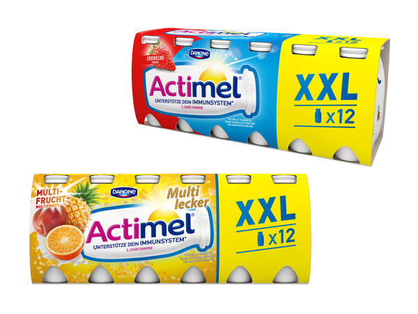 Danone Actimel Drink Multifrucht/Erdbeere