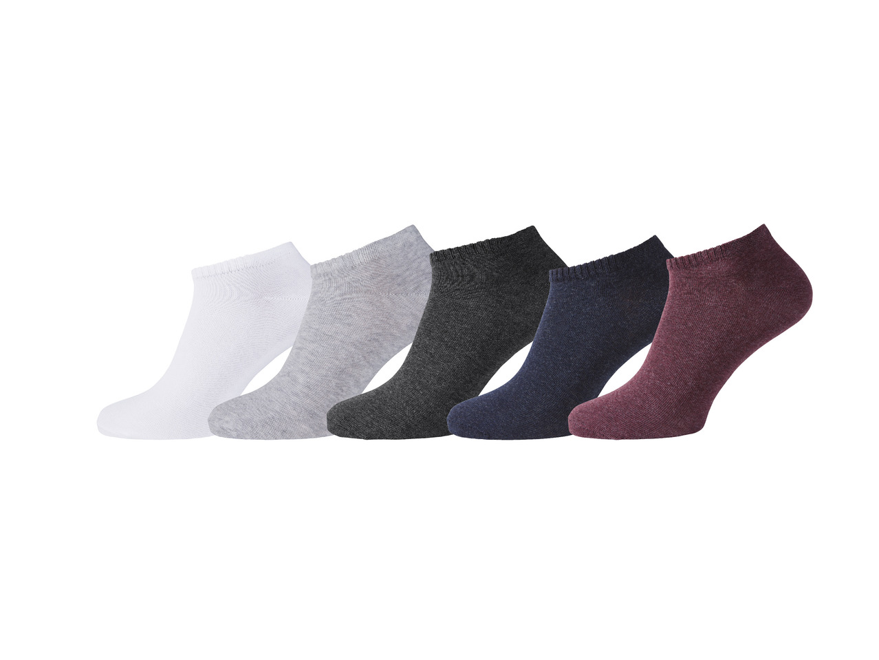 LIVERGY(R) Sneakerstrømper 5-pak