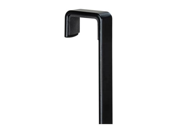 Wenko Black Bamboo Over-Door Towel Holder