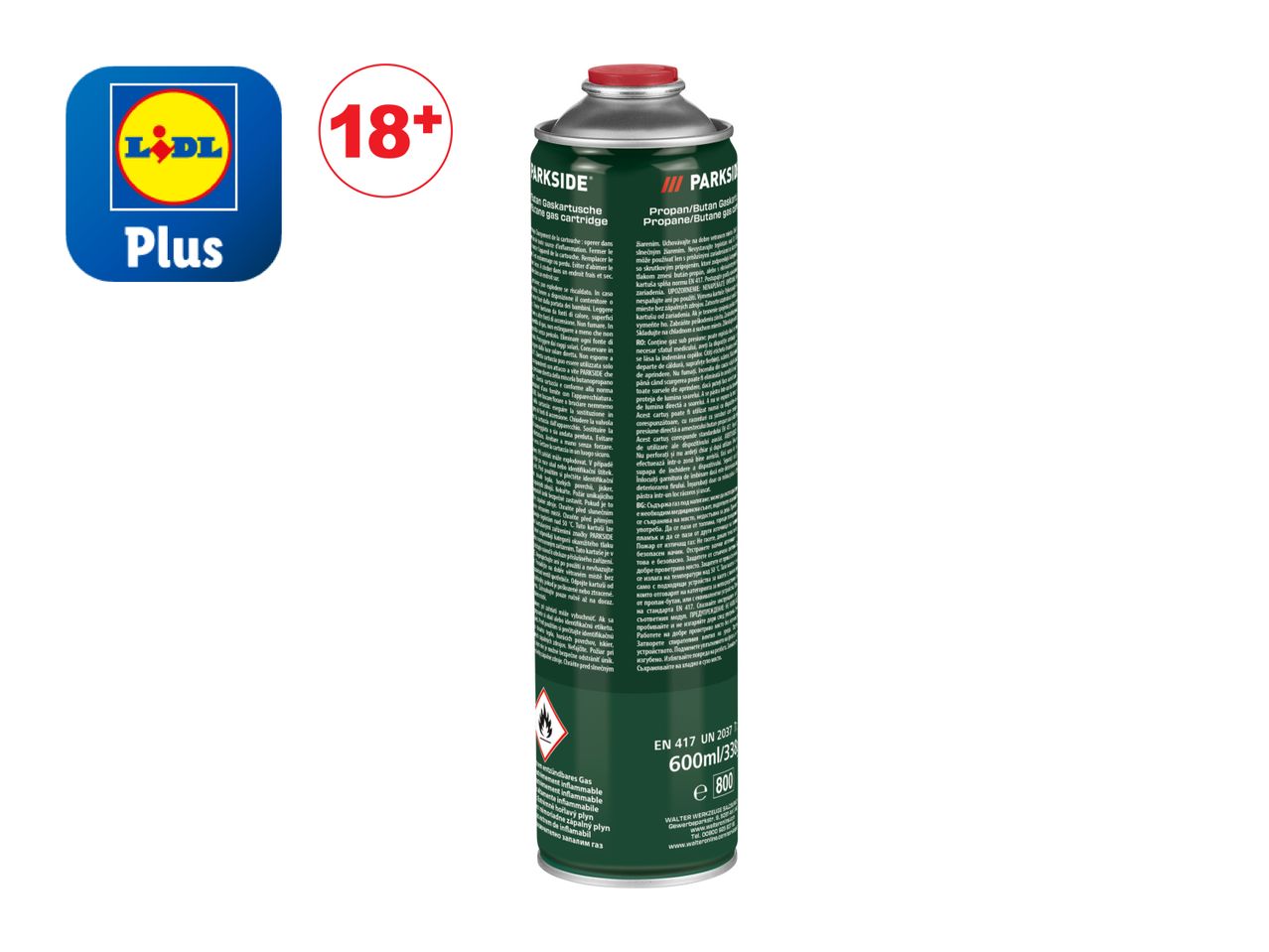 Parkside Universal Gas Cartridge