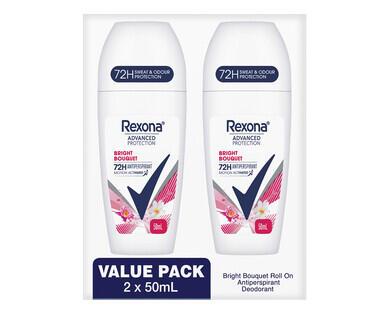 Rexona Antiperspirant Deodorant Roll-on 2 x 50ml