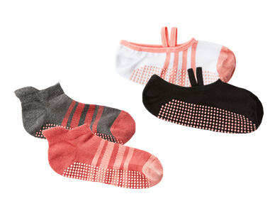 Women's Yoga Socks 2pk