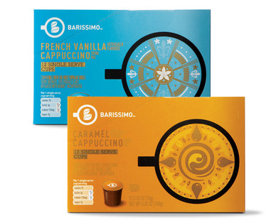Barissimo French Vanilla or Caramel Cappuccino Cups