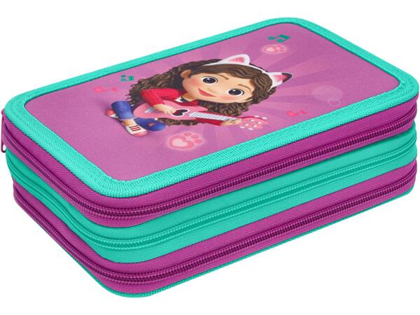 3-zip Pencil Case "Gabby's Dollhouse"