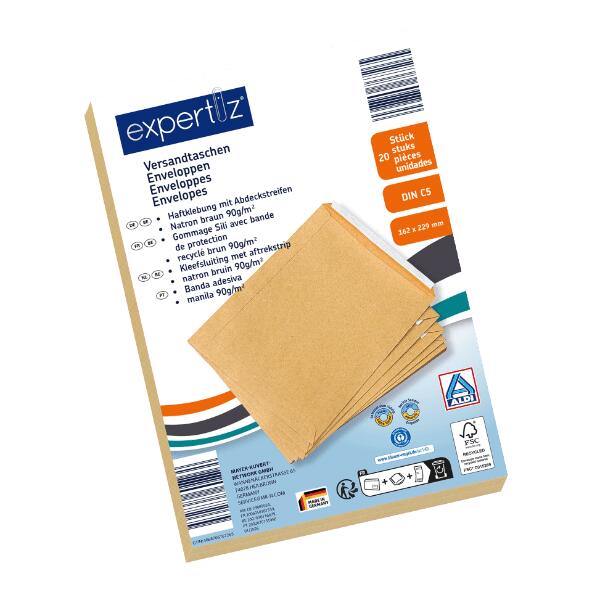 EXPERTIZ(R) 				Grote enveloppen, 10 of 20 st.