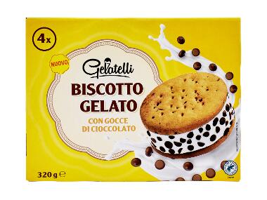 Gelatelli Ice Cream Sandwich with Chocolate Chips