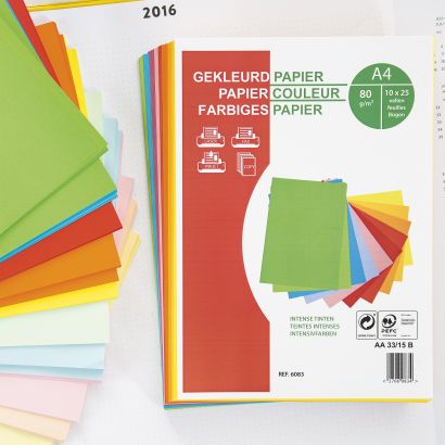 Gekleurd papier