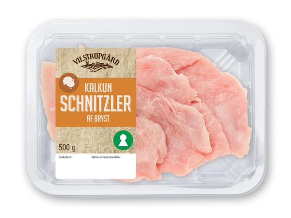 VILSTRUPGÅRD Kalkunschnitzler af brystfilet, kalkunover- eller underlår