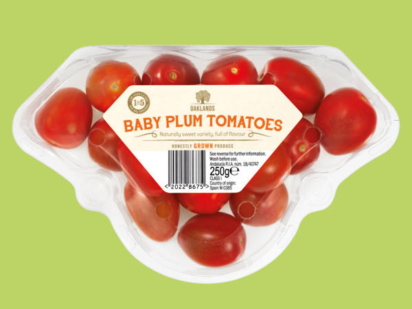 Oaklands Baby Plum Tomatoes