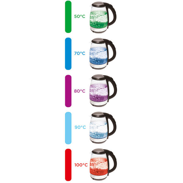 LED-Glas-Wasserkocher