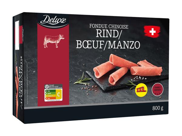 Fondue chinoise de bœuf XXL