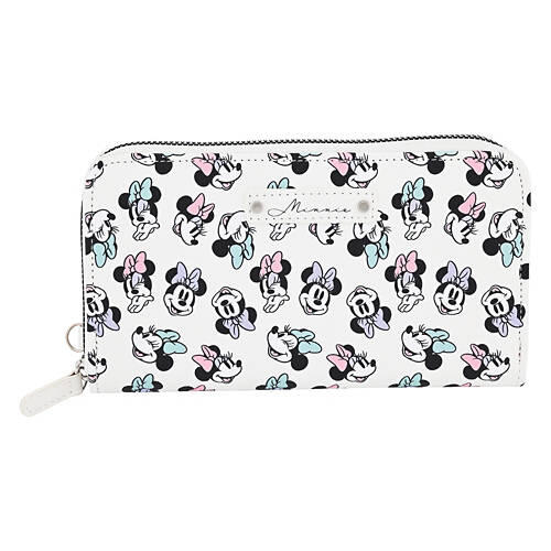 Minnie Character Wallet, Pastel
