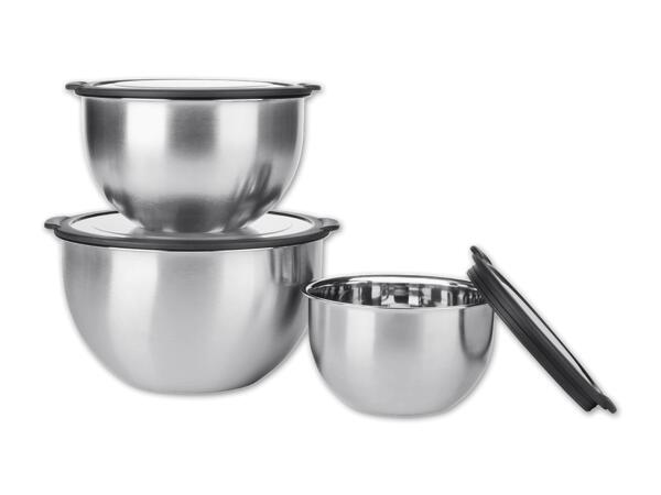 Edelstahl-Rührschüssel-Set