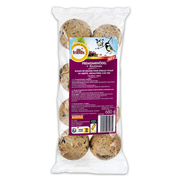 Fruchtknödel / Nussriegel / Futterzapfen