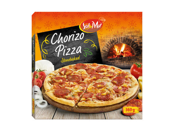 Steinofenpizza Chorizo