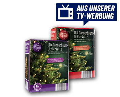 LED-Christbaum-Lichterkette