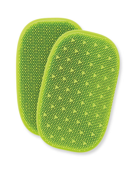 Green Reuseable Silicone Sponge