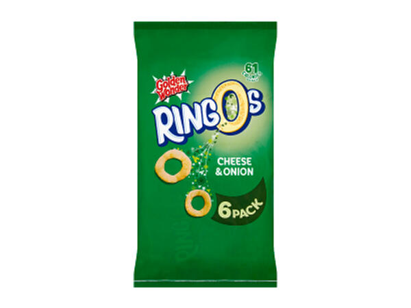 Golden Wonder Ringos Cheese & Onion Crisps