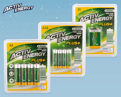 ACTIV ENERGY NiMH-Hochleistungsakkus