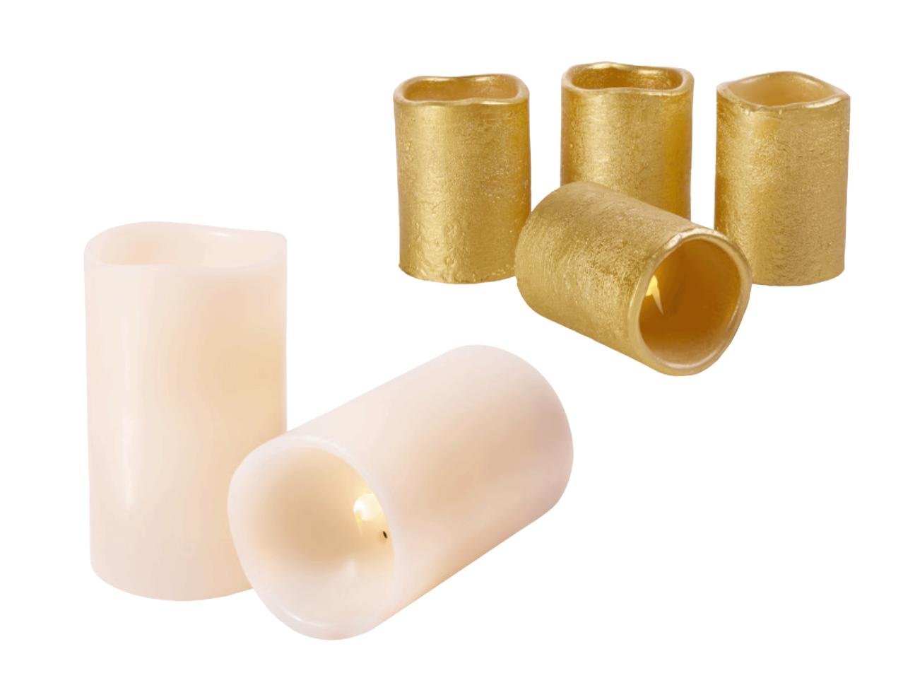 MELINERA LED Real Wax Candles