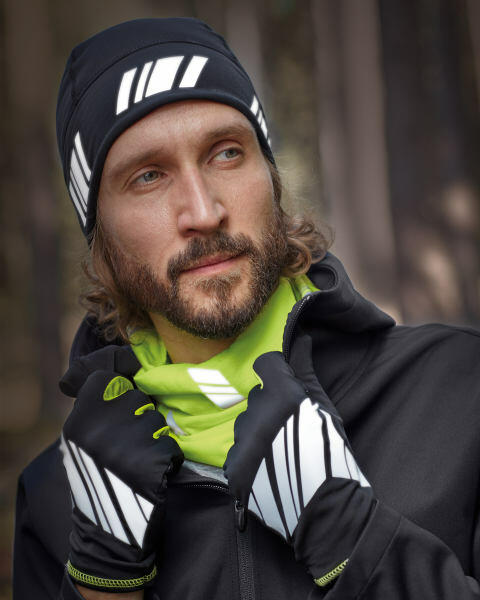 Crane Hi-Vis Black Beanie
