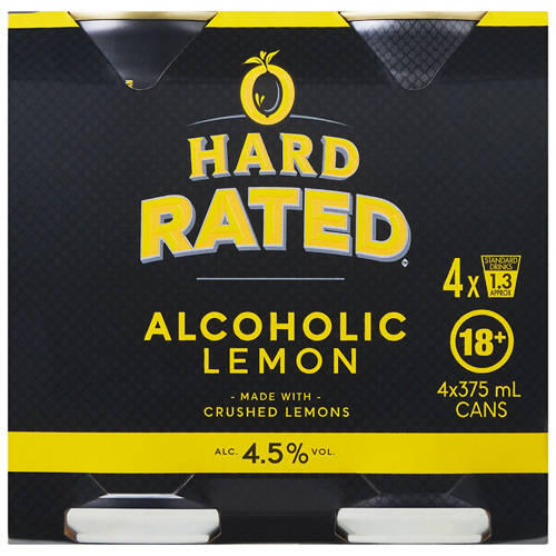 Lemonade & Vodka 4 Pack 375ml