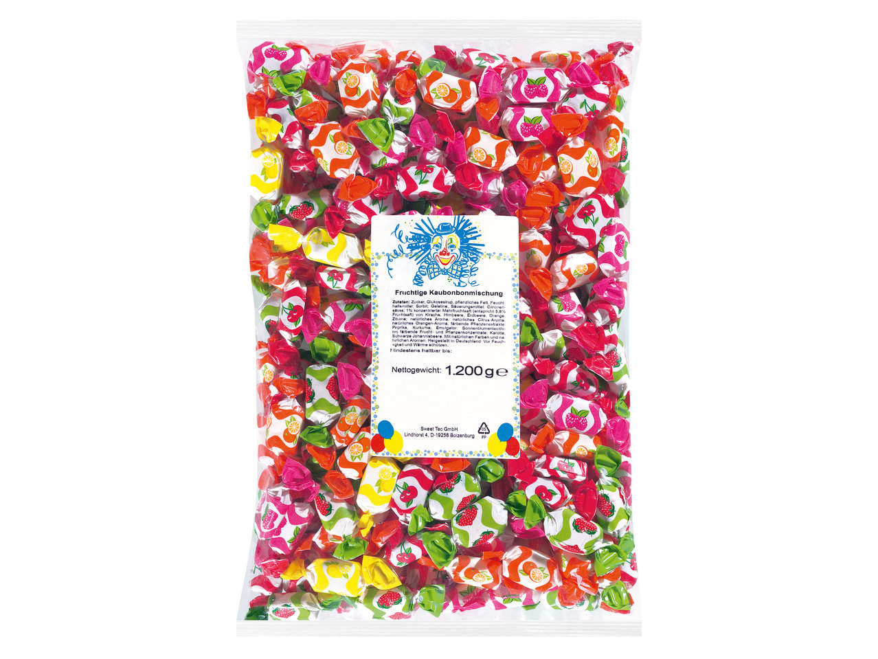 SUGARLAND Fruchtige Kaubonbonmischung 1200 g