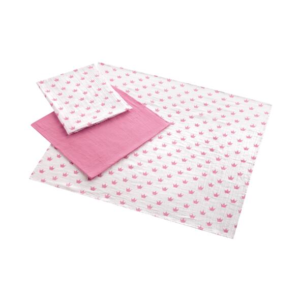 Chiffons en mousseline ou molleton, 3 pcs