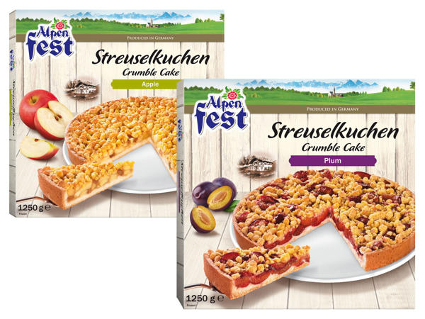 ALPENFEST Streuselkuchen