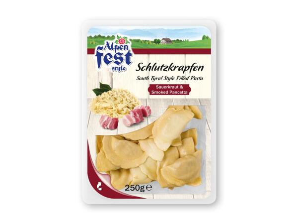 ALPENFEST Schlutzkrapfen