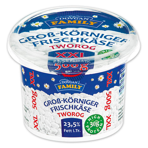 Groß-Körniger Frischkäse