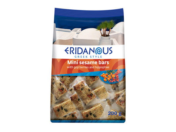 Mini sesame bars