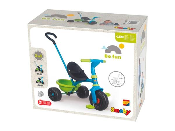 Smoby Kids' Push Along Tricycle