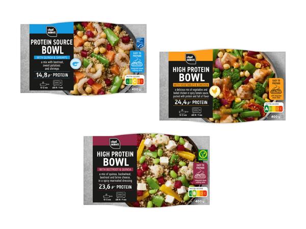 Bowl fitness ad alto contenuto proteico