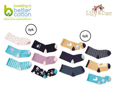 Infant Socks 6pk