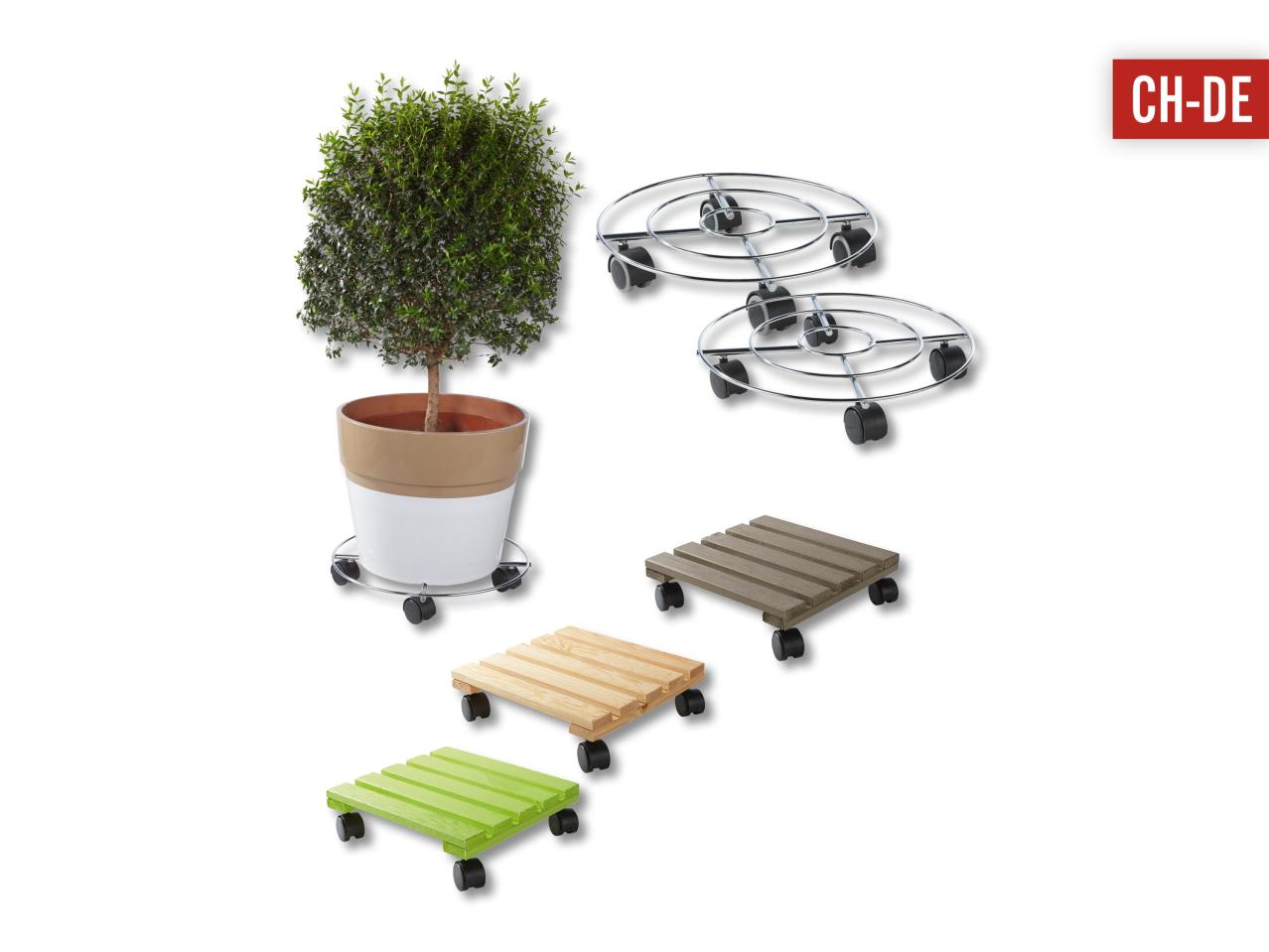 Support à roulettes pour plantes