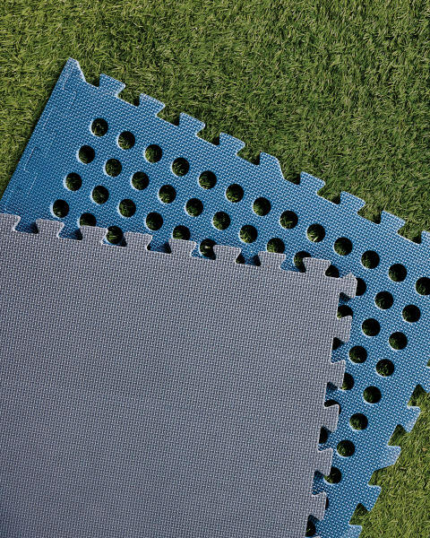 Blue Solid Multi-Purpose Floor Mats