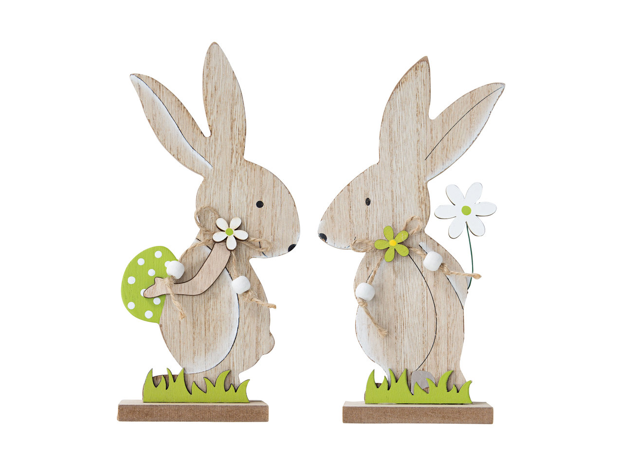 Melinera Wooden Bunny Decorations1